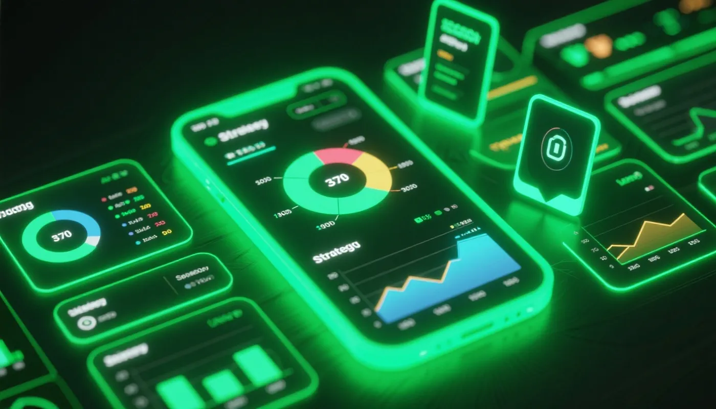 虚拟足球APP界面示意